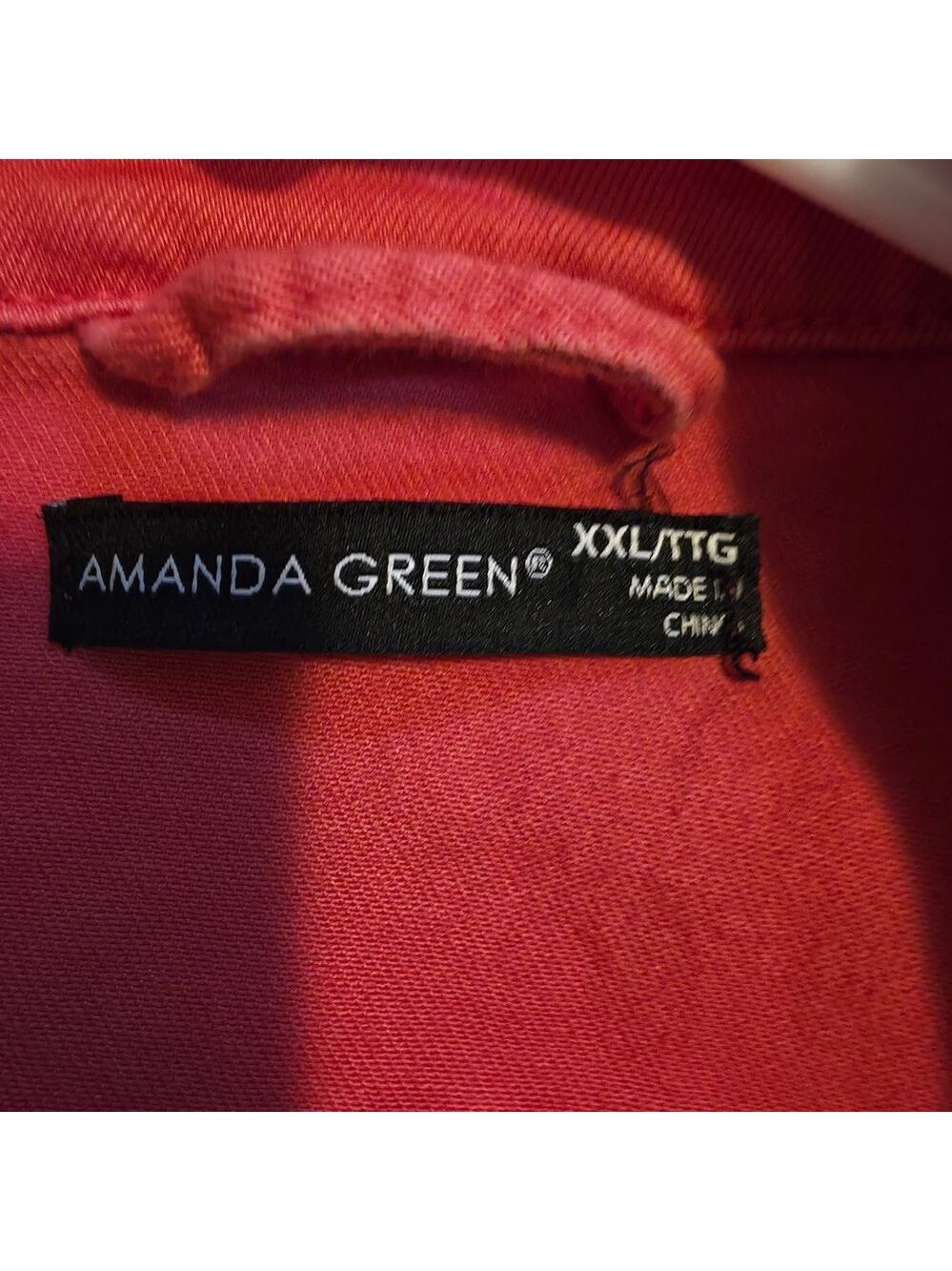 4/$25 Deal! Amanda Green Women's Coral Cotton Utility Jacket - Picture 7 of 13